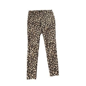 ZARA Basic Women’s XSmall Brown and Black Leopard Print Zip Up Bottoms